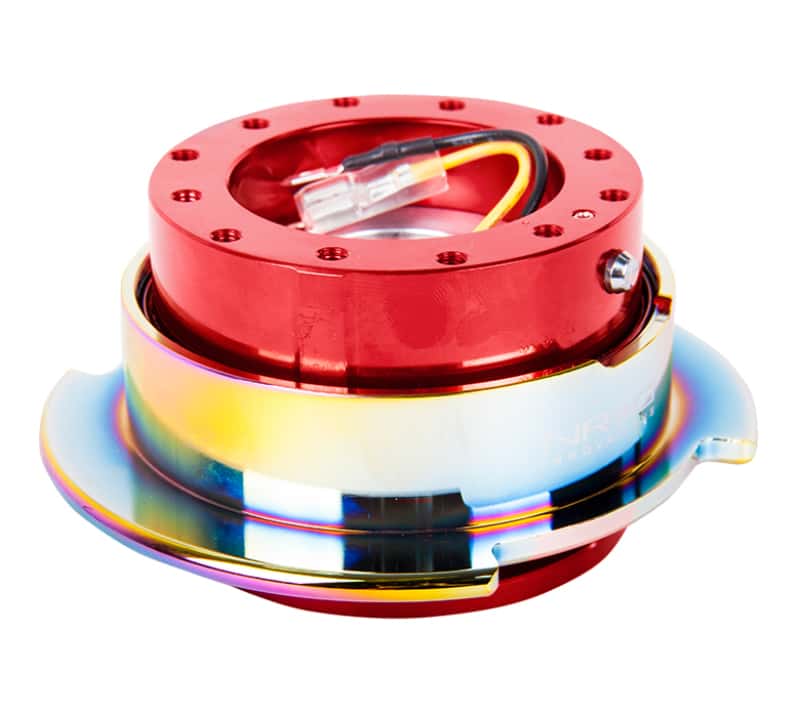 NRG — NRG Quick Release Gen 2.5 - Red Body / Neochrome Ring - view 3