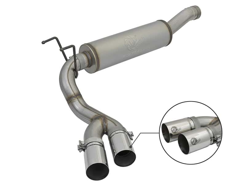 aFe — aFe POWER Rebel Series 3.5in 409 SS Cat Back Exhaust w/Pol Tips 14-17 RAM 2500/3500 V8-6.4L Hemi
Rebel Series Exhaust - view 1