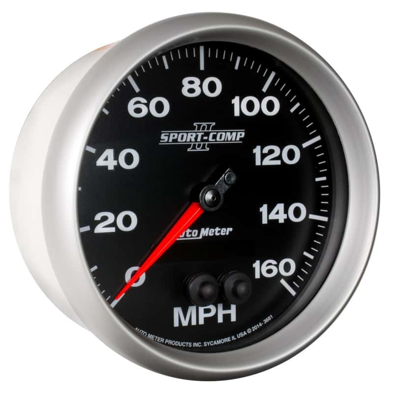 AutoMeter — Autometer Sport-Comp II 5in 0-140MPH In-Dash Electronic GPS Programmable Speedometer
5" SPEEDO, 160 MPH, - view 11