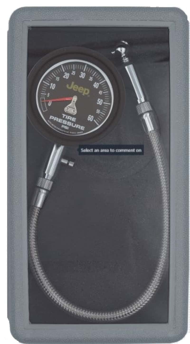 AutoMeter — Autometer JEEP 0-60 PSI Analog Tire Pressure Gauge - view 3