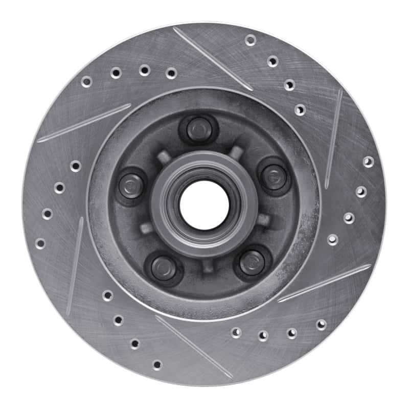 R1 Concepts — R1 1978-1990 Buick Skylark Front Left Drilled & Slotted Silver Brake Rotor
R1 Brake Rotor Drill - view 5