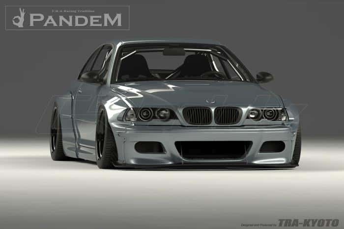 GReddy — GReddy 99-06 BMW E46 Coupe Pandem Wide Body Rear Fenders (SPECIAL ORDER) - view 4