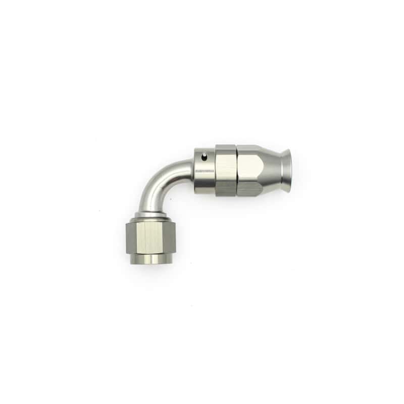 DeatschWerks — DeatschWerks 6AN Female Swivel 90-Degree Hose End PTFE (Incl. 1 Olive Insert) - view 5