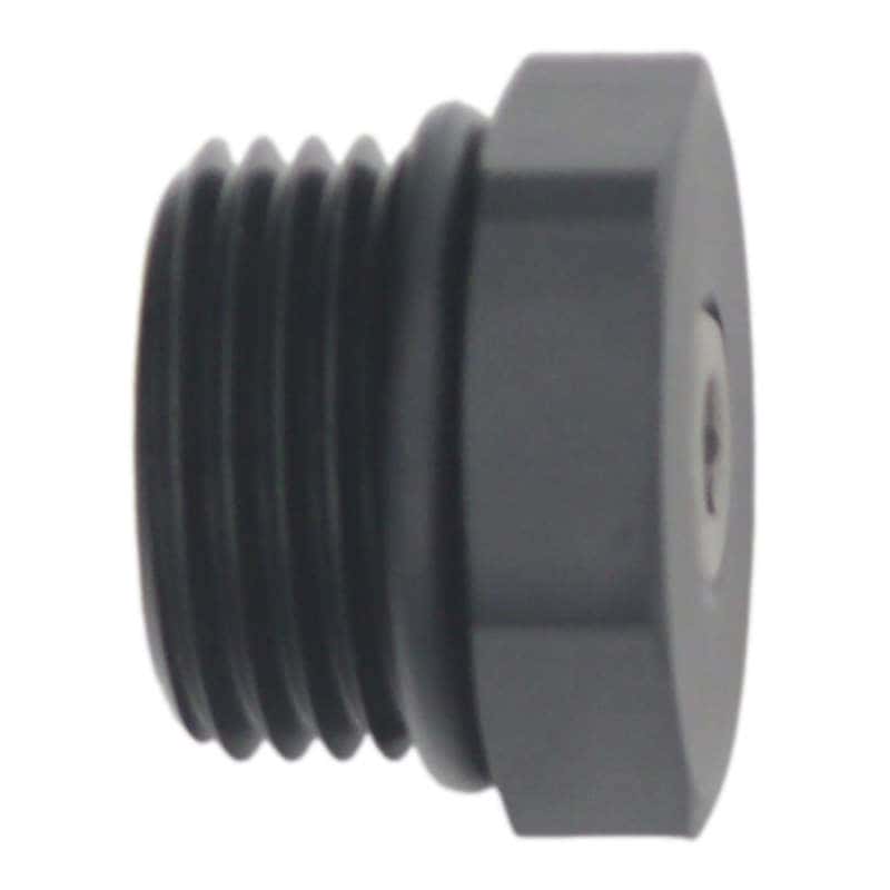 DeatschWerks — DeatschWerks 10AN ORB Male Plug Fitting with 1/8in NPT Gauge Port - Anodized Matte Black
Lines & Fittings - view 1