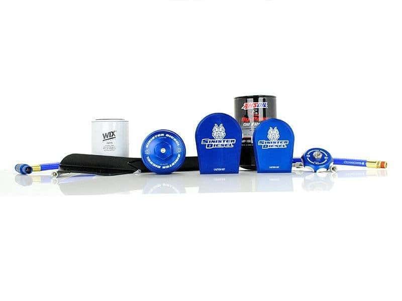 Sinister Diesel — Sinister Diesel 03-07 Ford 6.0L Oil Filter & Coolant Filtration System
Oil Filter Cap - view 3