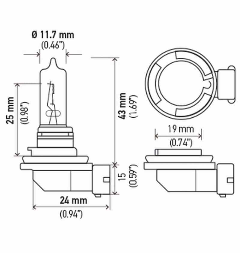 Hella — Hella Bulb H9 12V 65W Pgj195 T4 (2)
H9TB Halogen Bulb - view 4
