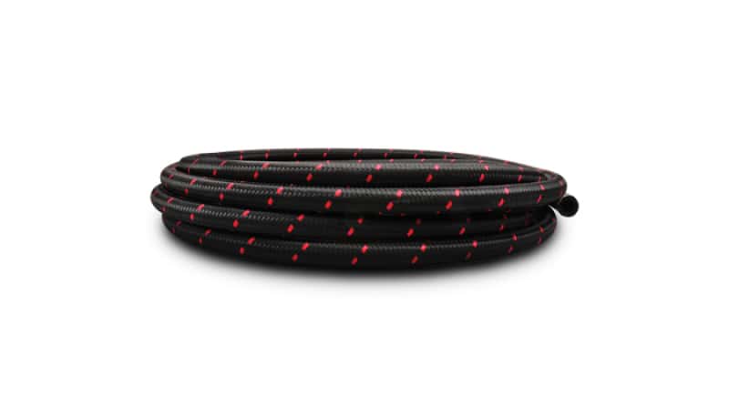 Vibrant — Vibrant -10 AN Two-Tone Black/Red Nylon Braided Flex Hose (10 foot roll)
10ANRedNylBrdHos10Ft
-10ANNylon10FtBlkRed
Braided Hose - view 2