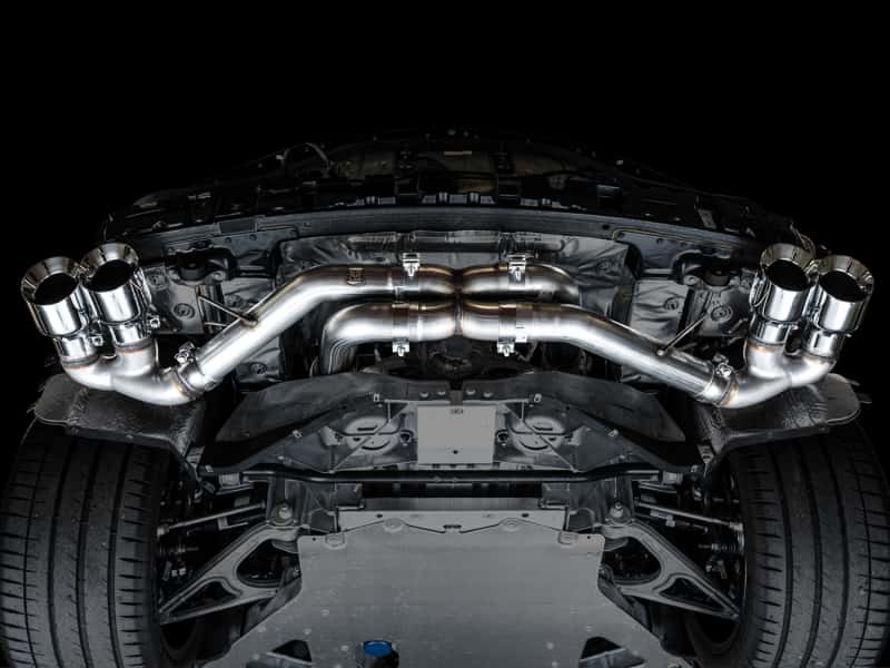 AWE Tuning — AWE Tuning 2020 Chevrolet Corvette (C8) Track Edition Exhaust - Quad Chrome Silver Tips
Track Exhaust - view 10