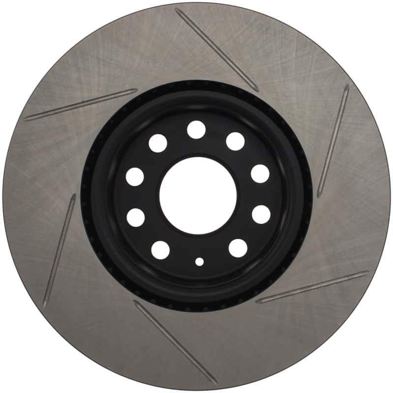 Stoptech — StopTech Power Slot 06-10 Audi A3 / 08-10 TT / 06-09 VW GTI Mlk V/Passat Right Front Slotted Rotor
Sport Slotted Rotor
Disc Brake Rotor - view 2