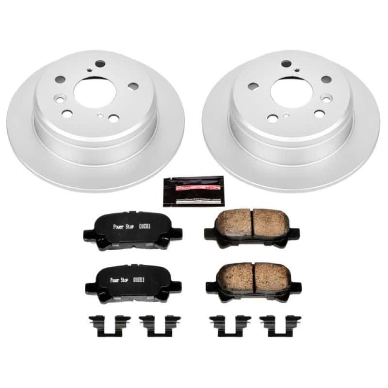 PowerStop — Power Stop 00-01 Toyota Camry Rear Z17 Evolution Geomet Coated Brake Kit - view 1