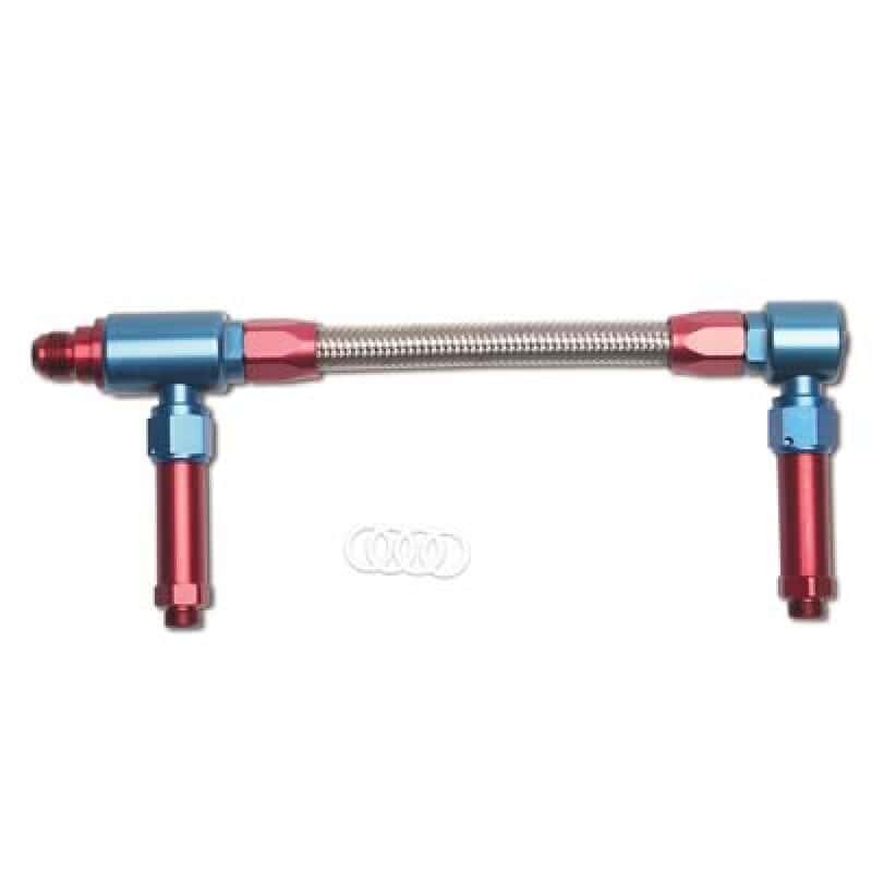 Russell — Russell Performance -8 AN to -8 AN ProFlex King Demon Carb Dual Inlet Carb Kit (Red/Blue)
Carburetor Fuel Line - view 2
