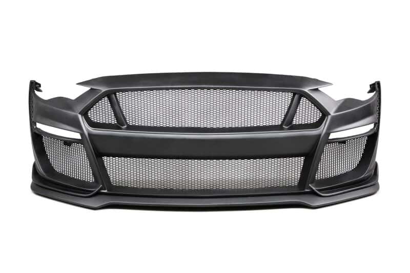 Anderson Composites — Anderson Composites 18-19 Ford Mustang Type-ST Fiberglass Front Bumper w/Lip (Req Anderson Fenders) - view 3