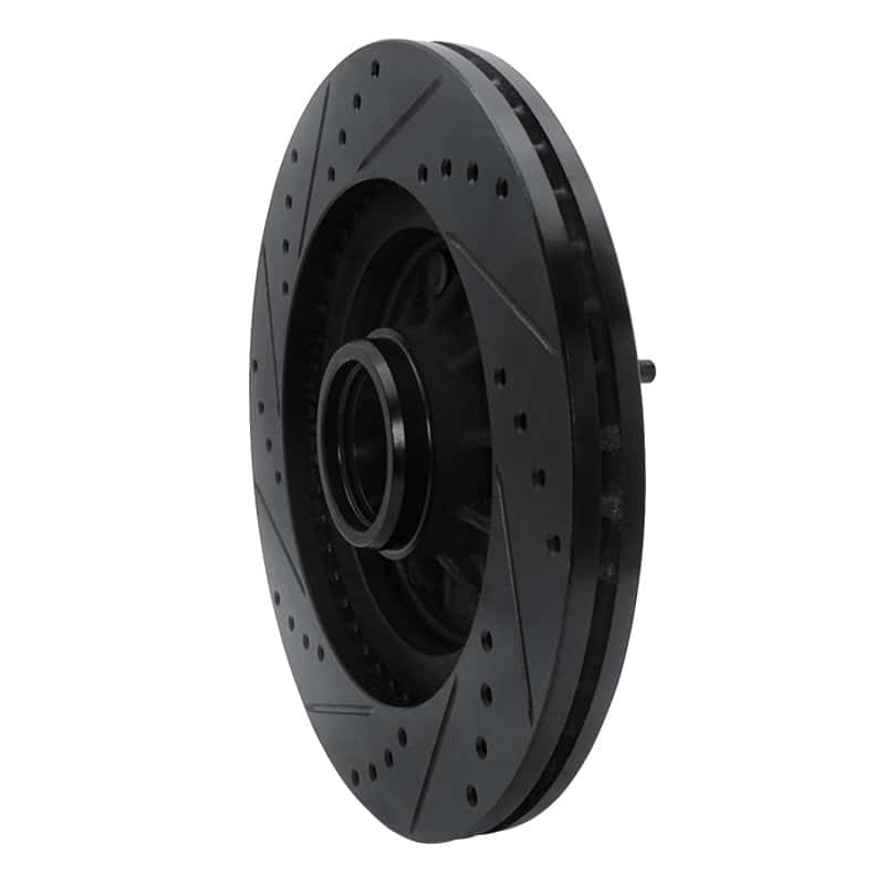 R1 Concepts — R1 97-99 Ford F-150 RWD Front Right Drilled & Slotted Black Brake Rotor
R1 Brake Rotor Drill - view 4