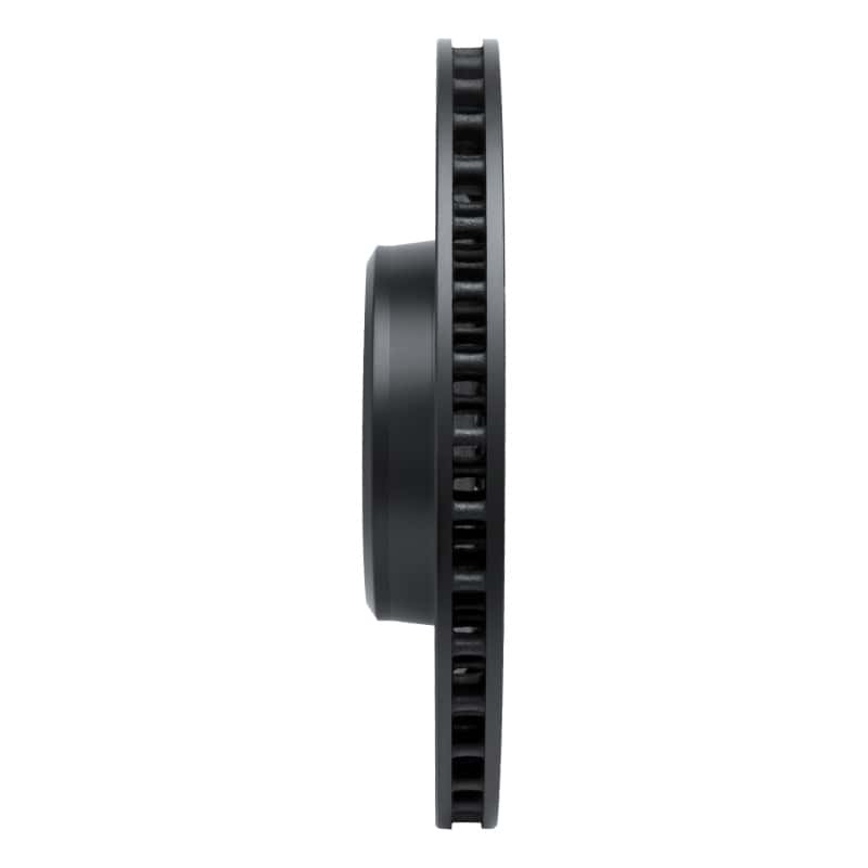 R1 Concepts — R1 12-21 Tesla Model X Rear Left Drilled & Slotted Black Brake Rotor
R1 Brake Rotor Drill - view 3
