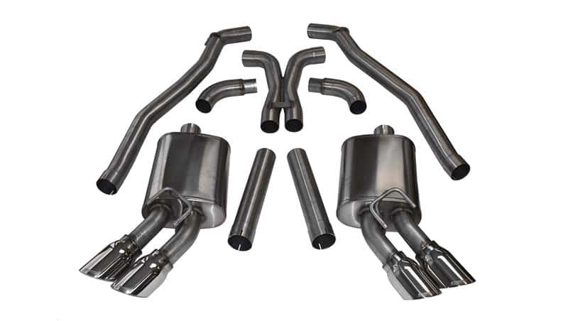 CORSA Performance — Corsa 2012-2015 Chevrolet Camaro Coupe ZL1 6.2L V8 Polished Sport Cat-Back + XO Exhaust
Exhaust - view 2