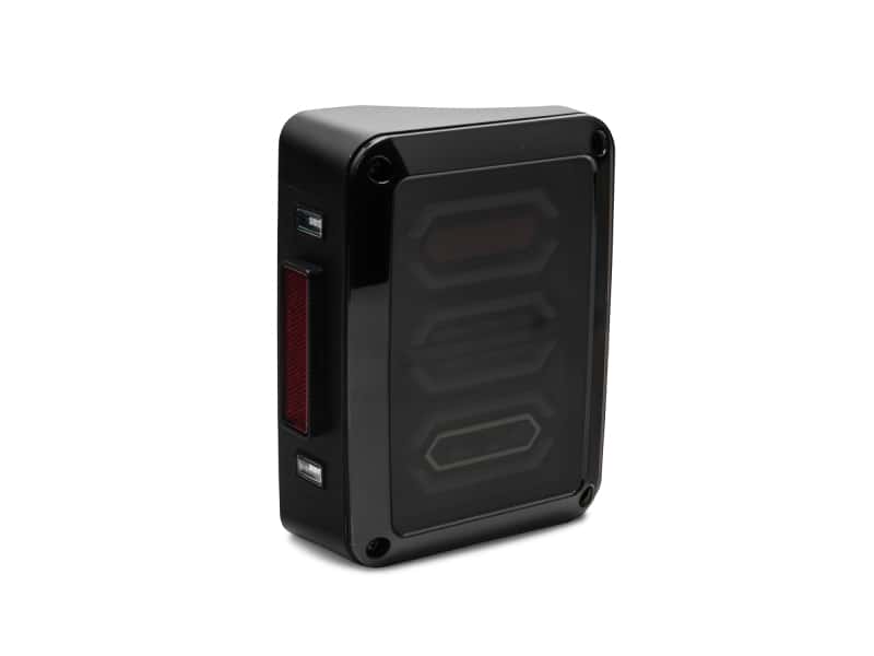 Raxiom — Raxiom 07-18 Jeep Wrangler JK LED Tail Lights- Black Housing (Smoked Lens)
Lights - view 3