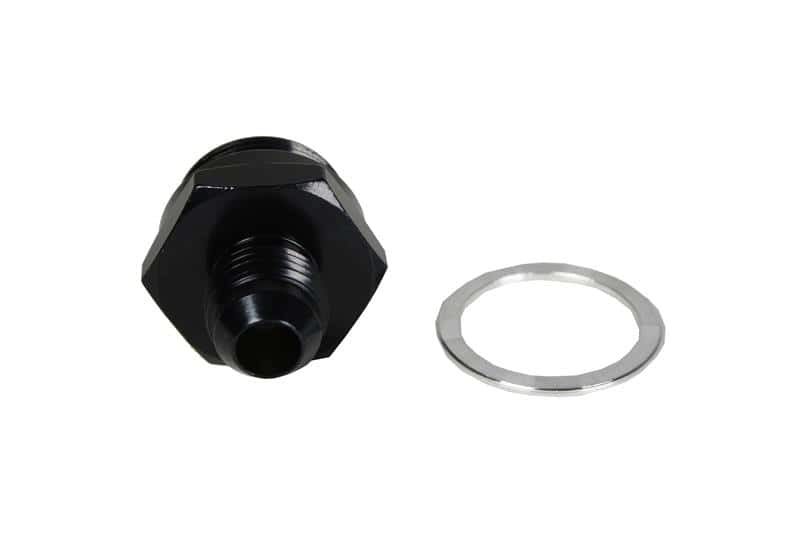 Aeromotive — Aeromotive AN-06 Holley Carb 7/8in x 20 Thread Dual Feed Bowl Adapter Fitting
Fitting - view 3