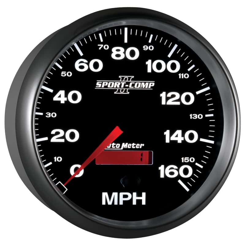 AutoMeter — Autometer Sport-Comp II 5 inch 0-160MPH Electronic Programmable Speedometer
5" SPEEDO, 160 MPH, - view 12