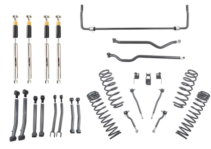 Belltech — Belltech 18-19 Wrangler Rubicon JL 4dr 4in. Lift Lift Kit
LIFT KIT - view 1