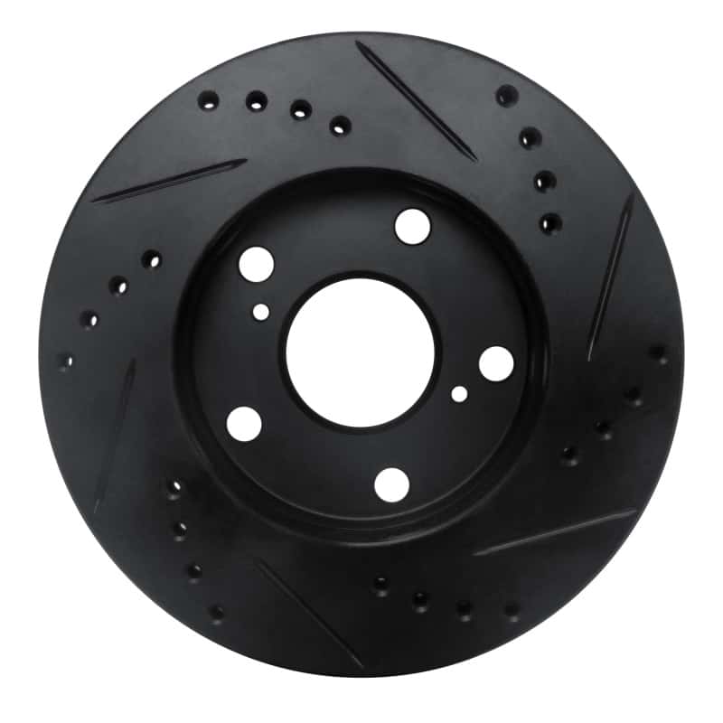 R1 Concepts — R1 92-01 Toyota Camry Front Left Drilled & Slotted Black Brake Rotor
R1 Brake Rotor Drill - view 5