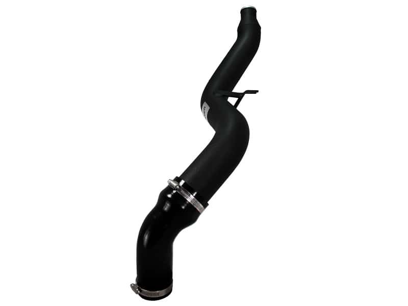 aFe — aFe Bladerunner Intercoolers 3in Black Tube Hot Side w/ Couplings & Clamps 14-15 Ram 1500 V6-3.0L
Hot Charge Pipe - view 2