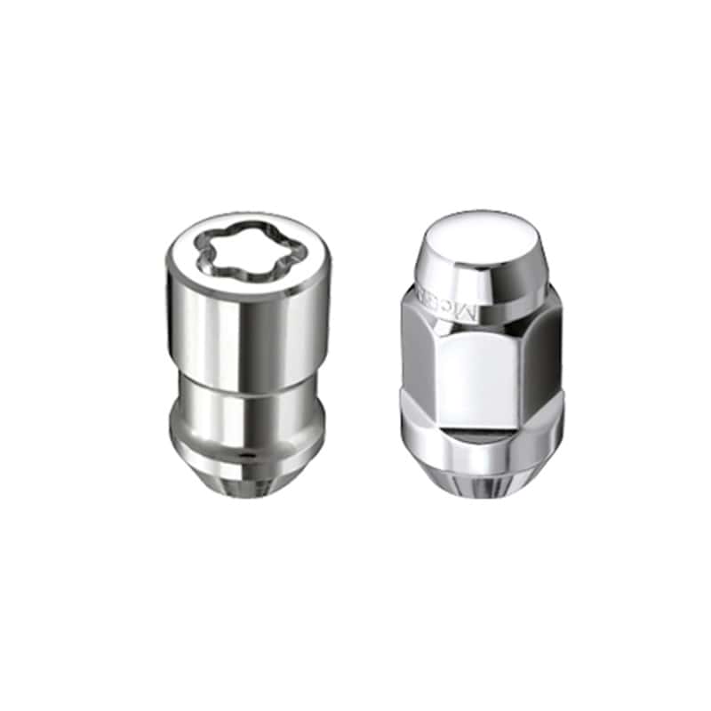 McGard — McGard 5 Lug Hex Install Kit w/Locks (Cone Seat Nut / Bulge) 1/2-20 / 3/4 Hex / 1.45in. L - Chrome - view 2