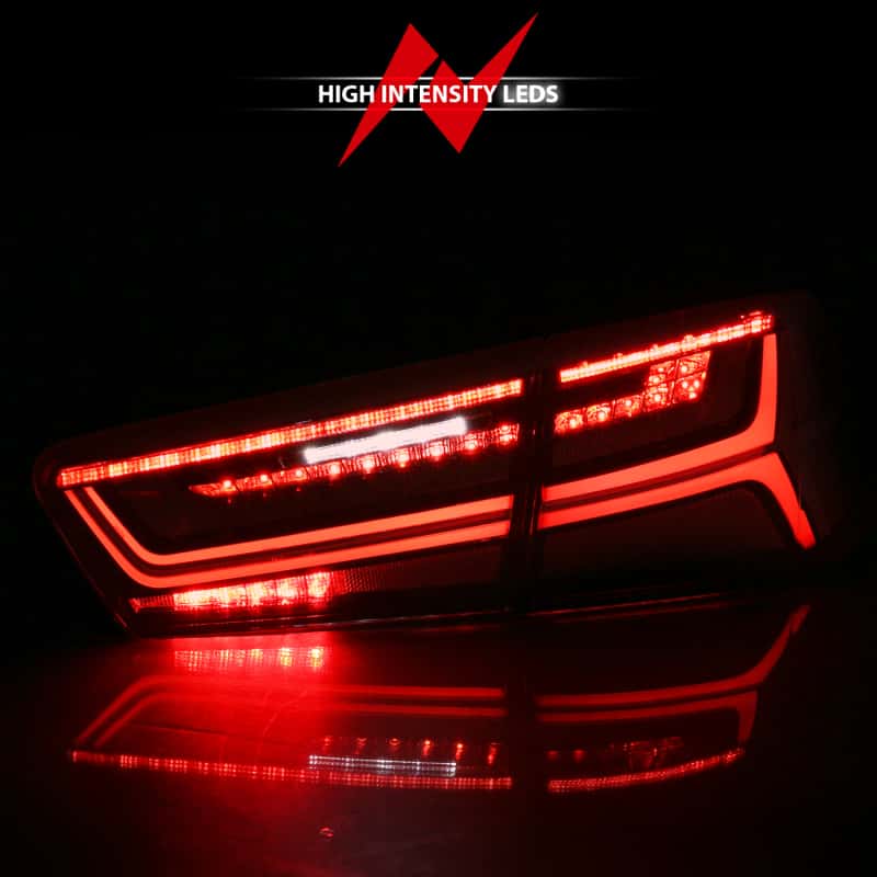 ANZO — ANZO 2012-2018 Audi A6 LED Taillight Black Housing Red/Clear Lens 4 pcs (Sequential Signal)
Tail Light Set
TailLightSet - view 13