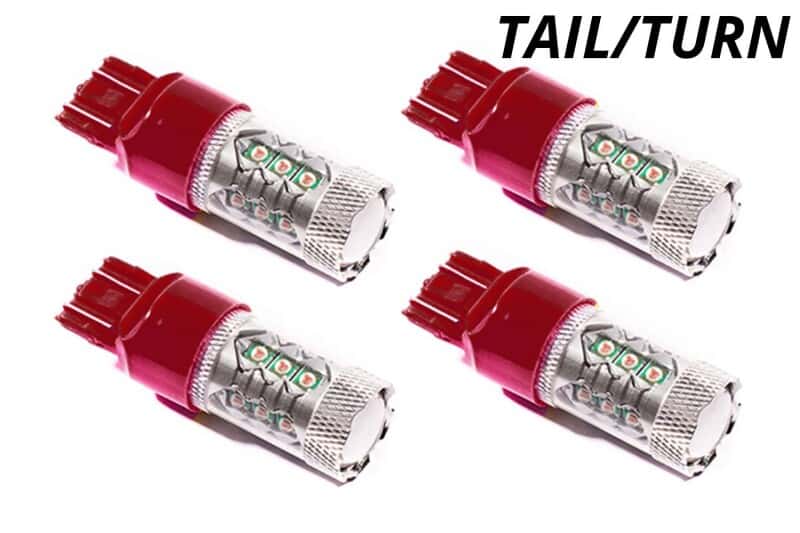 Diode Dynamics — Diode Dynamics 7443 LED Bulb HP48 LED - Red Set of 4 - view 2