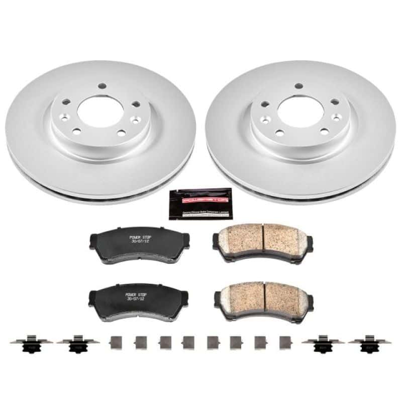 PowerStop — Power Stop 06-12 Ford Fusion Front Z17 Evolution Geomet Coated Brake Kit - view 1