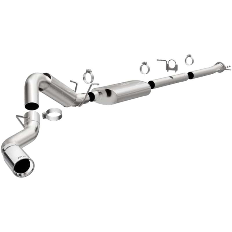 Magnaflow — MagnaFlow 2022+ GM 2500/3500HD 6.6L Gas Single Passenger Side Rear Exit Cat-Back Exhaust - view 1