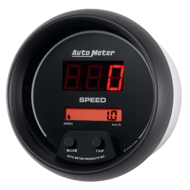 AutoMeter — Autometer Sport-Comp Black 3 3/8in 160 MPH Digital Speedo Gauge
3-3/8" SPEEDO, 120 M - view 3