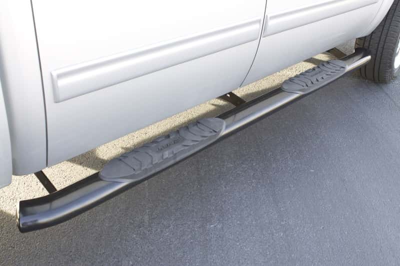 LUND — Lund 01-13 Chevy Silverado 1500 Crew Cab 5in. Oval Curved Steel Nerf Bars - Black
5 In OVAL CURVED STE
Nerf/Step Bar - view 6