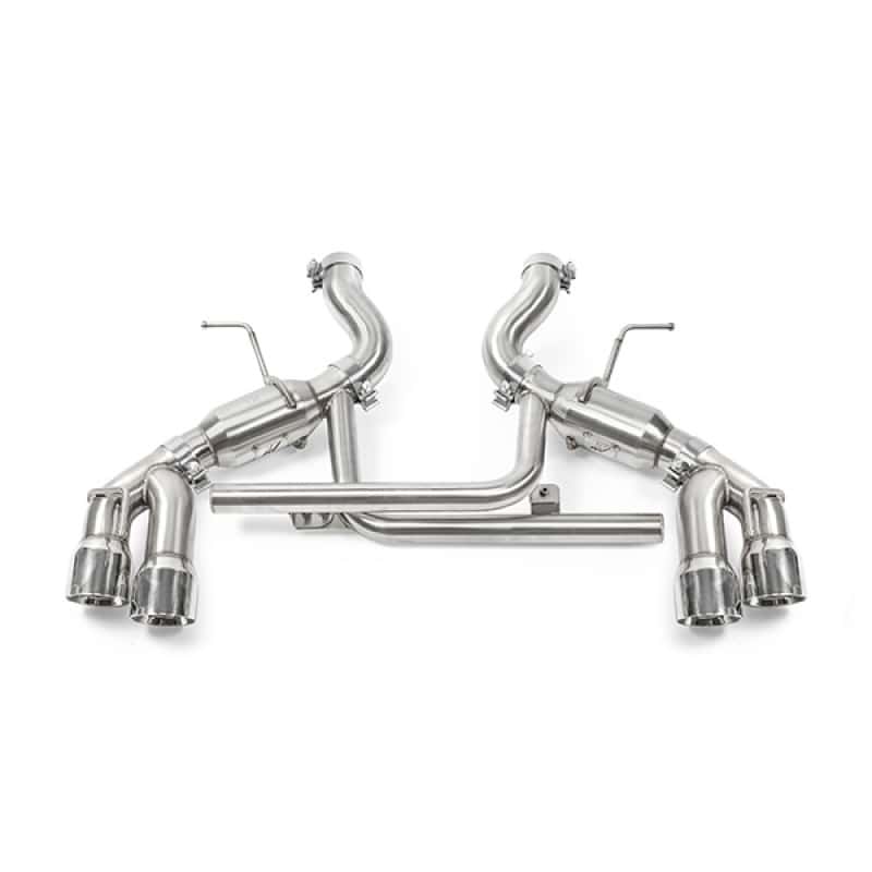 Mishimoto — Mishimoto 2016+ Chevrolet Camaro SS Quad-Tip Pro Axle-Back Exhaust w/ Polished Tips - view 3
