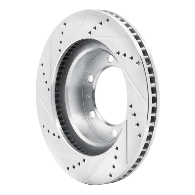 DFC — DFC 05-23 Toyota Tacoma Front Right Drilled & Slotted Silver Brake Rotor - view 4