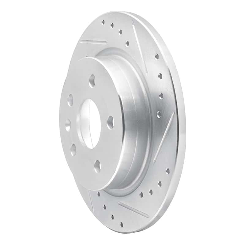 R1 Concepts — R1 11-22 Buick Encore Rear Right Drilled & Slotted Silver Brake Rotor
R1 Brake Rotor Drill - view 2