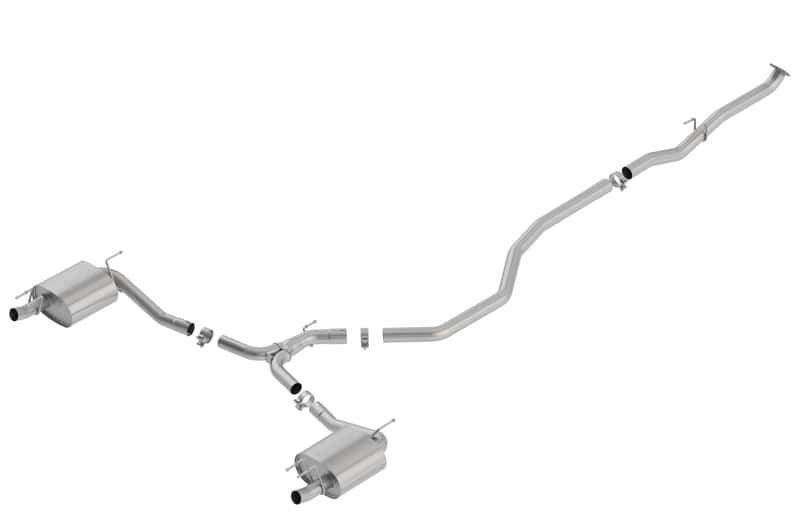 Borla — Borla 18-19 Honda Accord Sport 2.0L Turbo FWD AT/MT 4DR 2.25in/2.75in S-Type Catback Exhaust
Cat-Back System - view 1