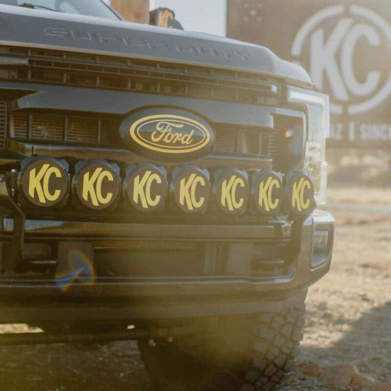 KC HiLiTES — KC HiLiTES 2017+ Ford Super Duty Gravity LED Pro6 7-Light Bar Kit - Front Bumper - view 11