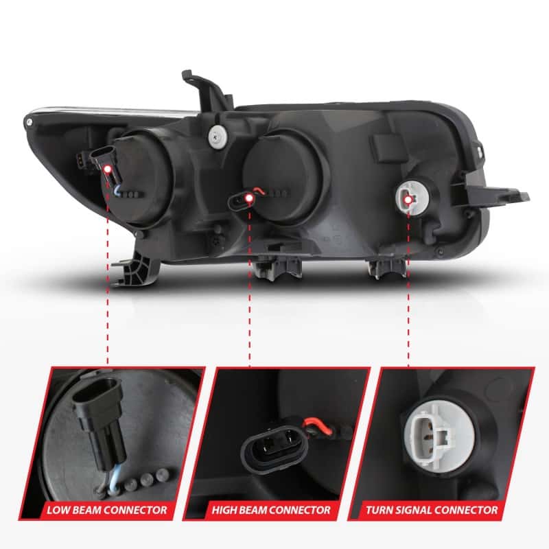 ANZO — ANZO 2008-2010 Scion Xb Projector Headlights w/ Halo Black
Head Light Set
HdLtSet - view 6