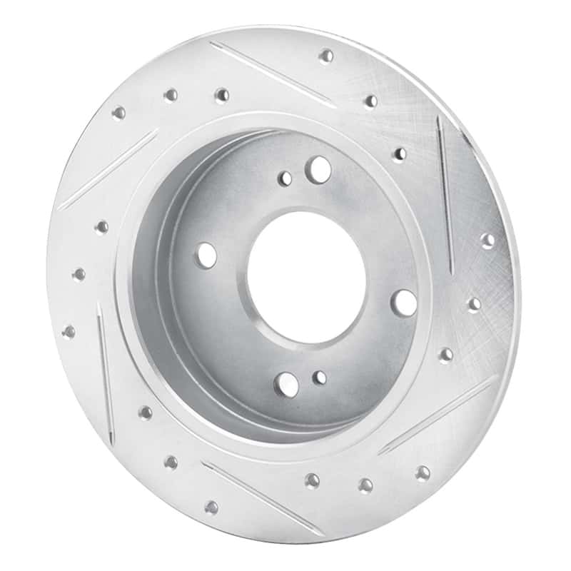 R1 Concepts — R1 82-88 Nissan 200SX Rear Left Drilled & Slotted Silver Brake Rotor
R1 Brake Rotor Drill - view 4