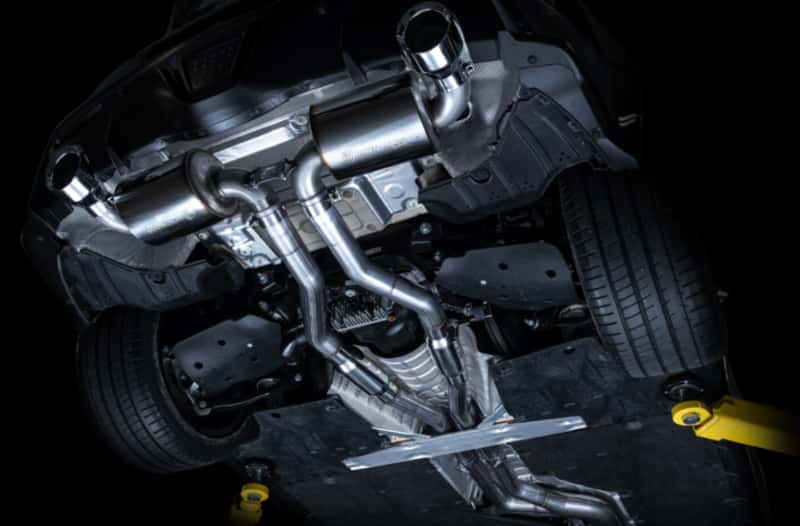 AWE Tuning — AWE 2020 Toyota Supra A90 Resonated Touring Edition Exhaust - 5in Chrome Silver Tips
Touring Exhaust - view 5
