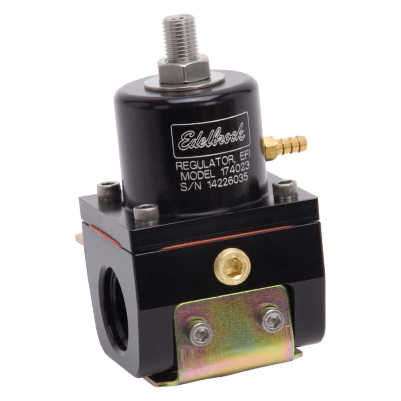 Edelbrock — Edelbrock Fuel Pressure Regulator EFI 180 GPH 35-90 PSI -10In/Out -6 Return Black
PUMPS - view 6
