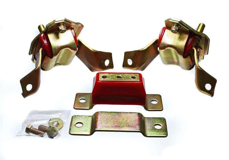 Energy Suspension — Energy Suspension 84-95 Ford Mustang 5.0 (302c.i.) V8 Red Motor & Transmission Mount Set
Mtr/TransMntSet - view 3