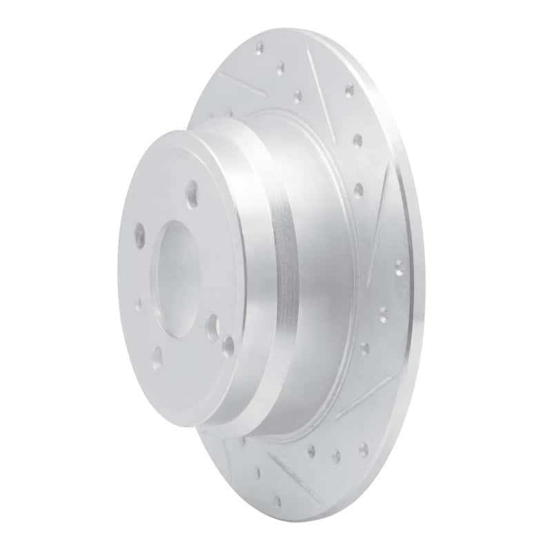 R1 Concepts — R1 93-95 Volvo 850 Rear Right Drilled & Slotted Silver Brake Rotor
R1 Brake Rotor Drill - view 2