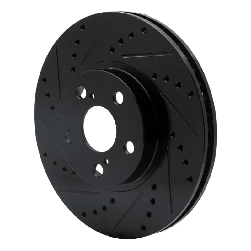 R1 Concepts — R1 00-10 Pontiac Vibe Front Left Drilled & Slotted Black Brake Rotor
R1 Brake Rotor Drill - view 2