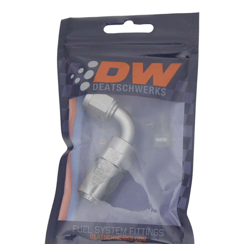 DeatschWerks — DeatschWerks 6AN Female Swivel 90-Degree Hose End CPE - view 2