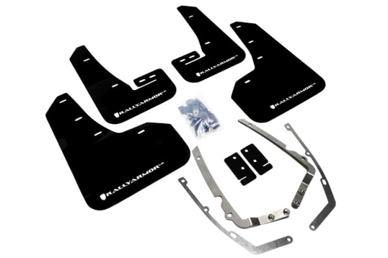 Rally Armor — Rally Armor 15-21 MKVII VW Golf/GTI Black UR Mud Flap w/White Logo
Mud Flap - view 1