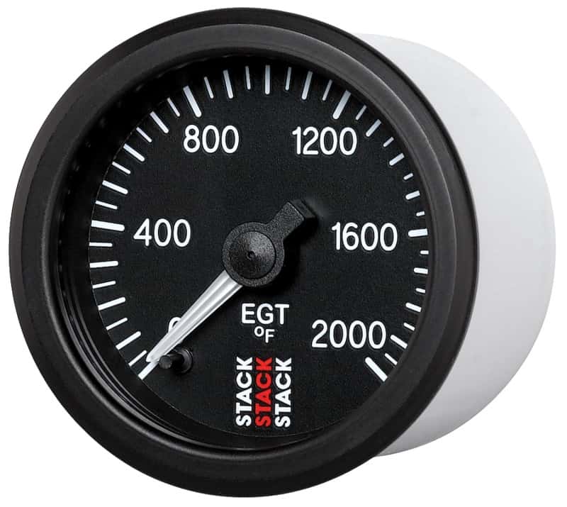 AutoMeter — Autometer Stack 52mm 0-2000 Deg F Pro Stepper Motor Exhaust Gas Temp Gauge - Black
Ga EGT Stpr B - view 2