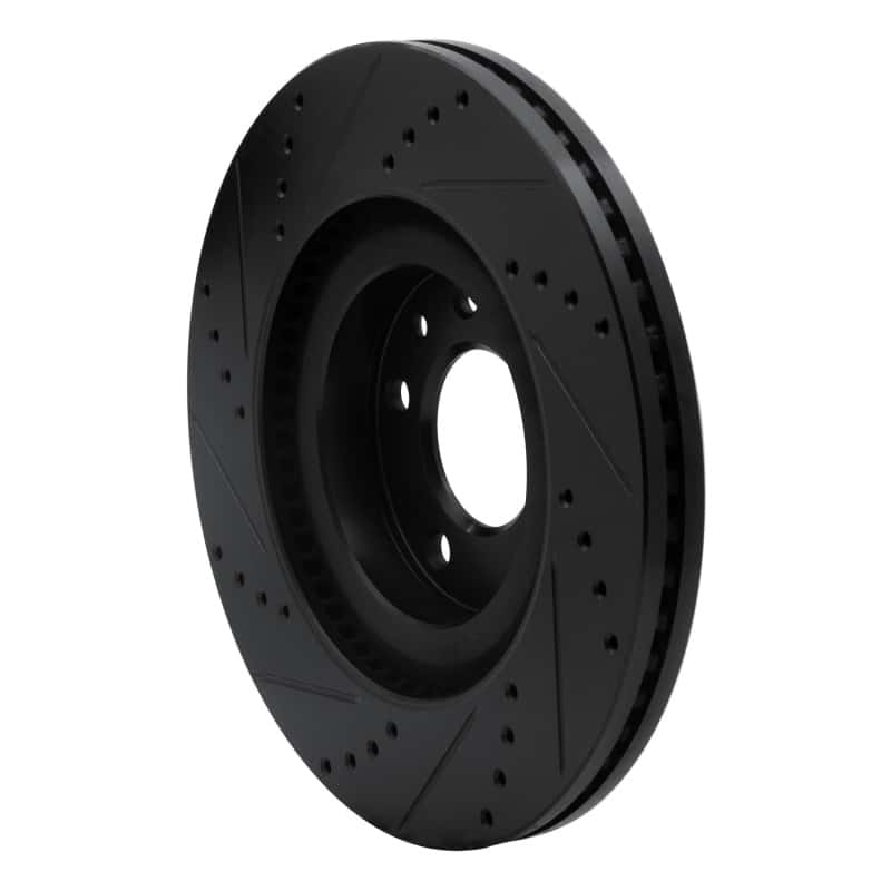 R1 Concepts — R1 07-15 Mazda CX-9 Front Right Drilled & Slotted Black Brake Rotor
R1 Brake Rotor Drill - view 4