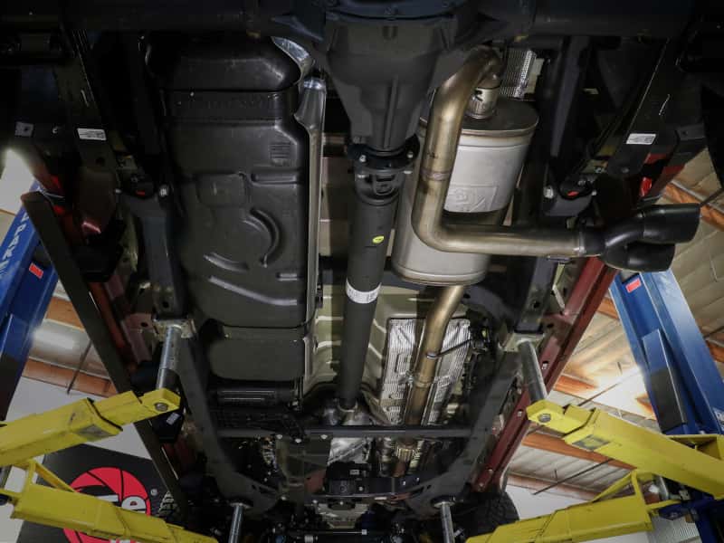 aFe — AFE 23-24 L4 GM Colorado/Canyon Rebel Series 3 IN 304 Stainless Steel Cat-Back System w/Black Tip
Cat-Back Exhaust - view 5