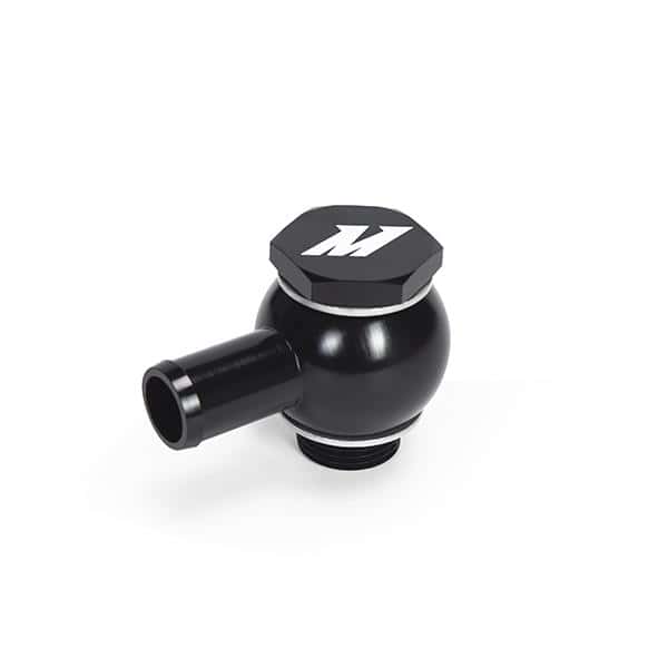 Mishimoto — Mishimoto M20 x 5/8 Straight Black Banjo Fitting w/ Bolt
Fitting - view 3